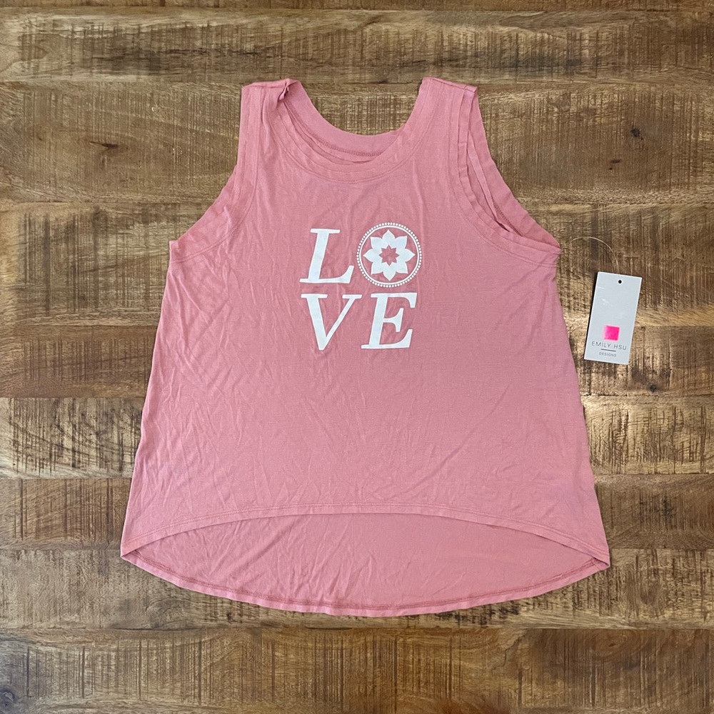 NWT Club Pilates Love Mandala CP Sunday Tank